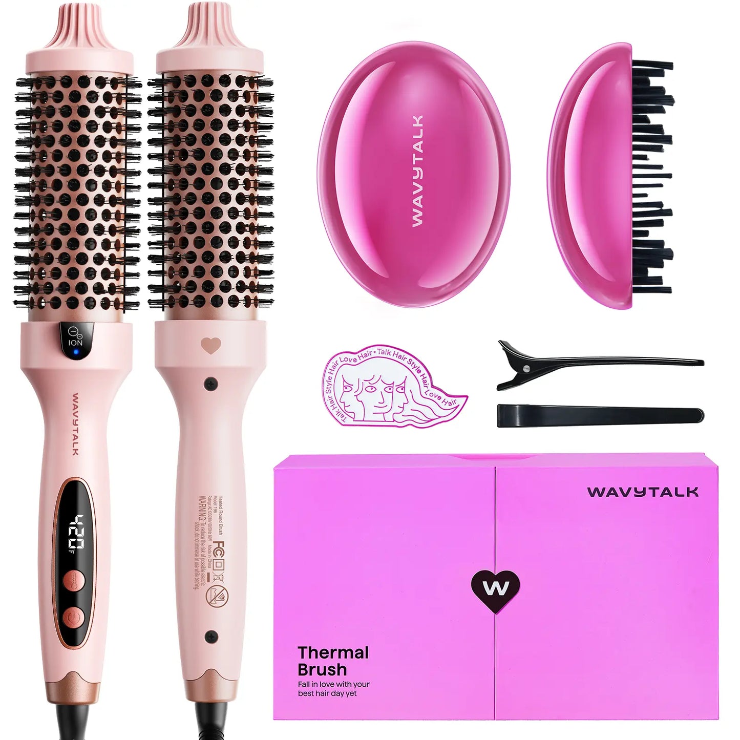 Wavytalk Blowout Boost Ionic Thermal Brush 1.5 Inch