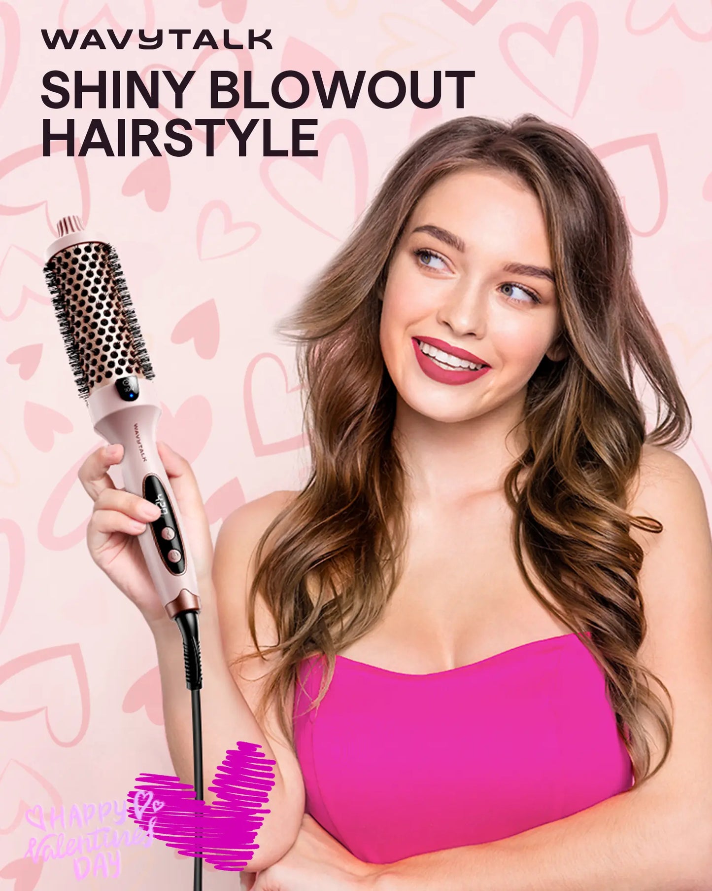 Wavytalk Blowout Boost Ionic Thermal Brush 1.5 Inch